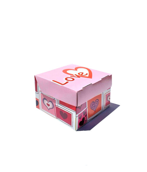 Caja sorpresa diseño love