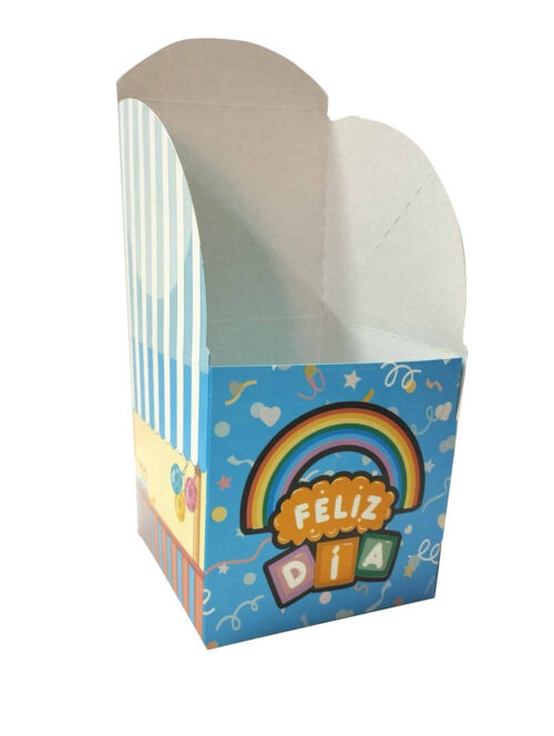 Caja cubo 12x12x12 diseño FELIZ DIA!